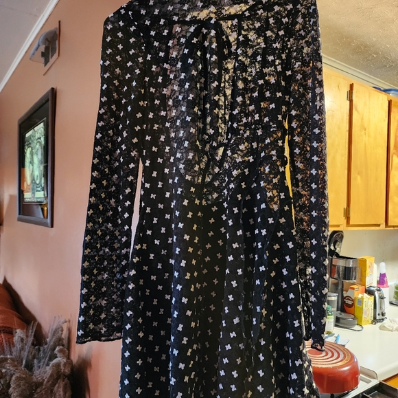 Free People Sheer Delight Mini Dress - Picture 4 of 13